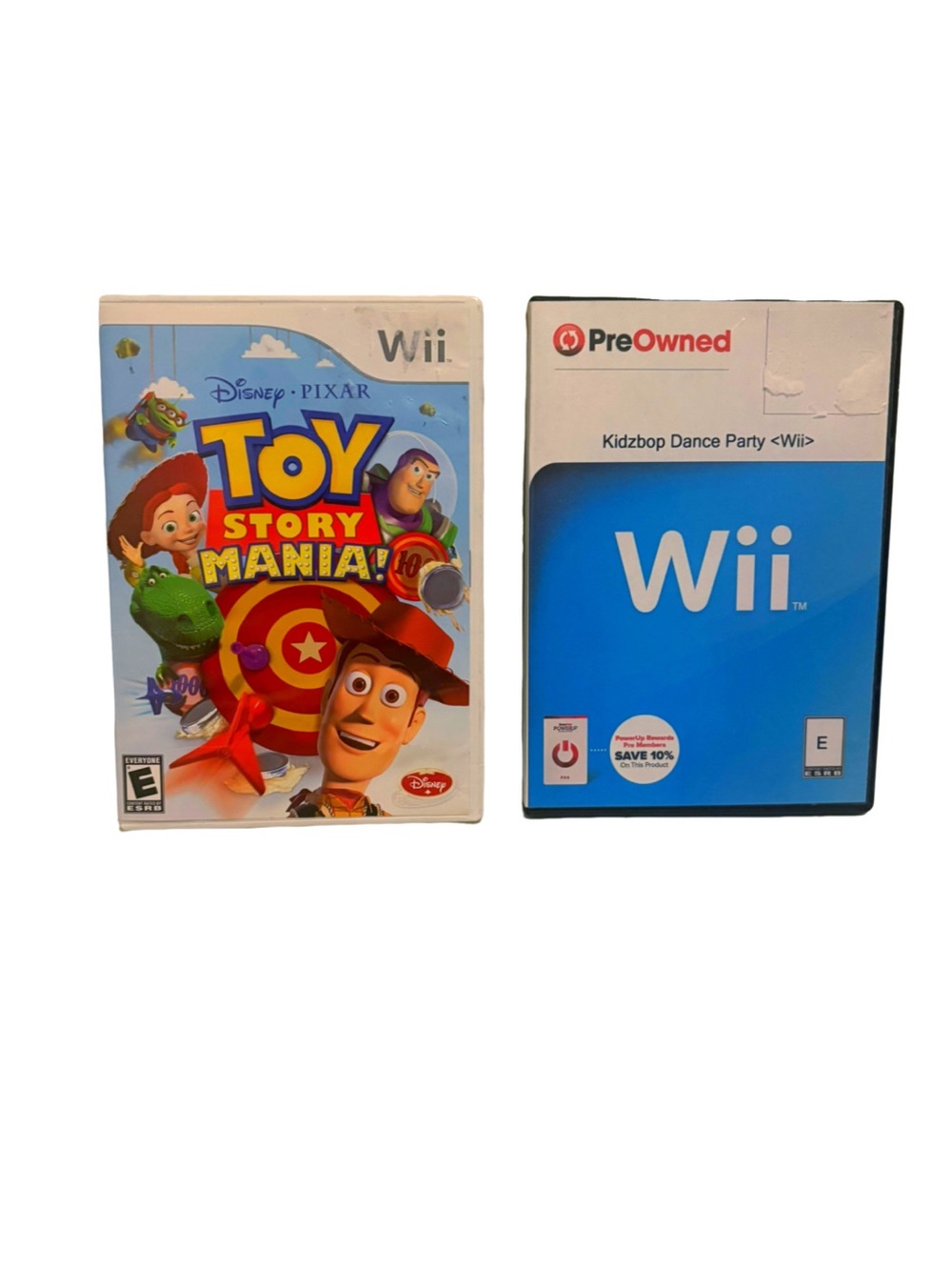 Wii Game Bundle Toy Story Mania Kidz Bop Dance Party Tested Working Lot
